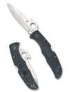 Spyderco Endura 4 Lightweight Folding Knife w/ Emerson Opener – VG-10 Steel w/ Grey Handle C10PGYW