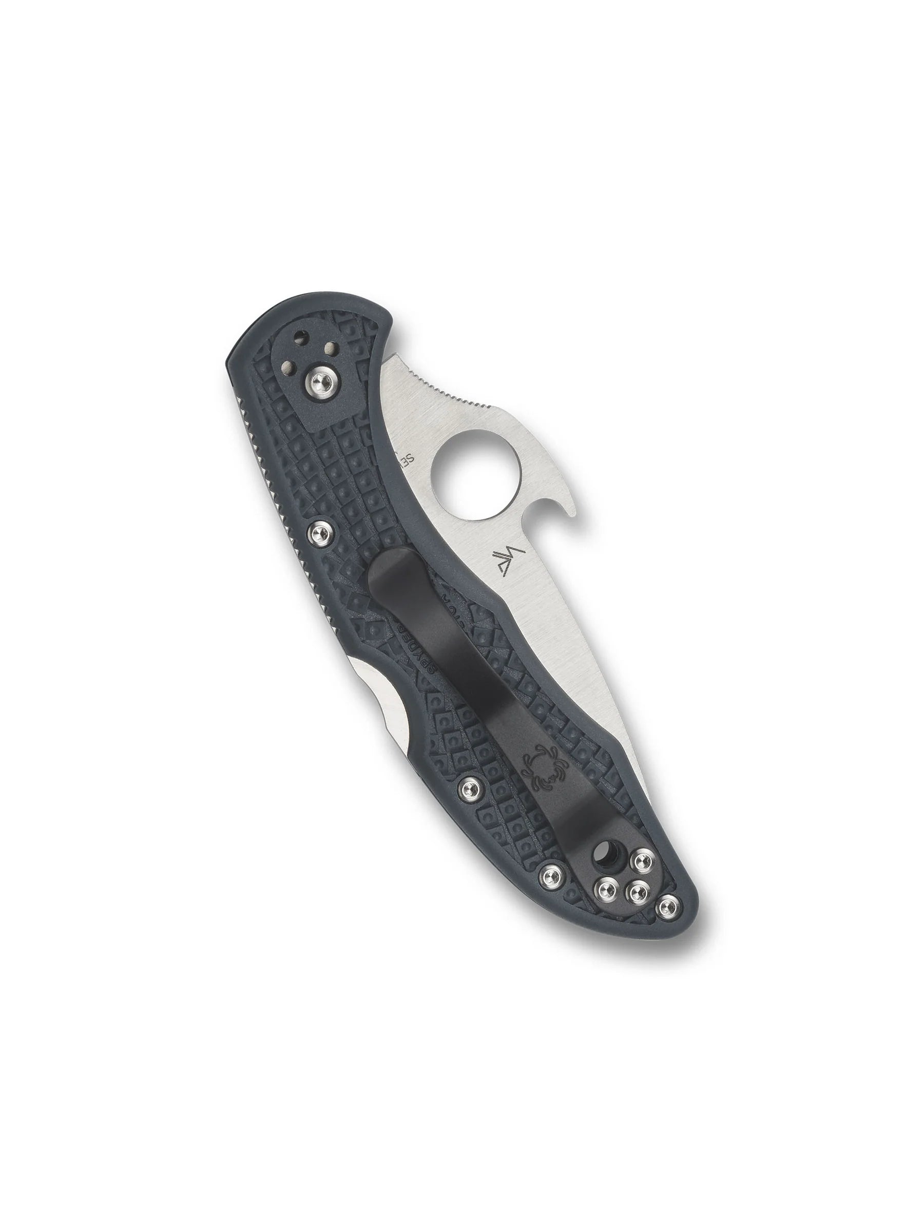 Spyderco Delica 4 Emerson Wave Folding Knife – VG-10, Grey Handle C11PGYW