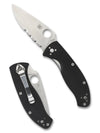 Spyderco Tenacious Folding Knife – 8Cr13MoV, Black G10 Handle C122GPS