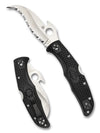 Spyderco Matriarch 2 Emerson Wave Serrated Folding Knife – VG-10, Grey Handle C12SBK2W