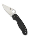 Spyderco Para 3 Compression Lock Folding Knife - CTS BD1N Steel w/ FRN Black Handle C223PBK