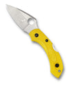 Spyderco Dragon Fly 2 Salt Folding Knife – H2 Steel, Yellow FRN Handle C28PYL2