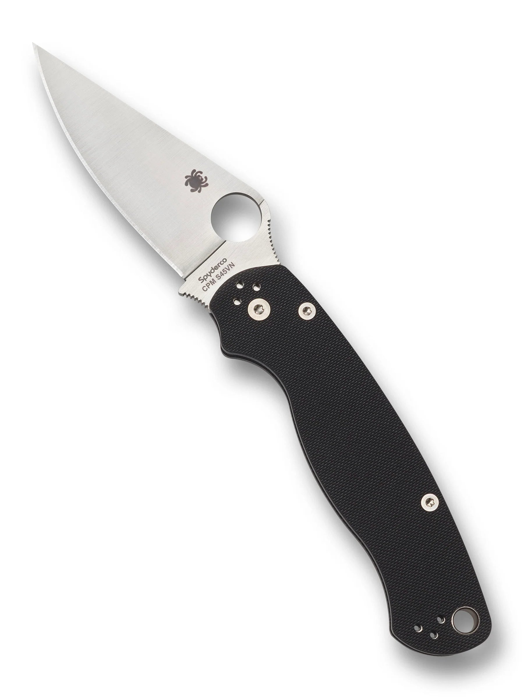 Spyderco Para Military 2 Folding Knife – S45VN, Black G10 Handle C81GP2