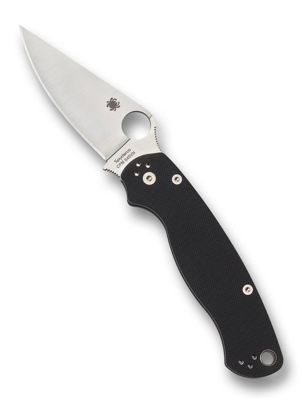 Spyderco Para Military 2 Folding Knife – S45VN, Black G10 Handle C81GP2