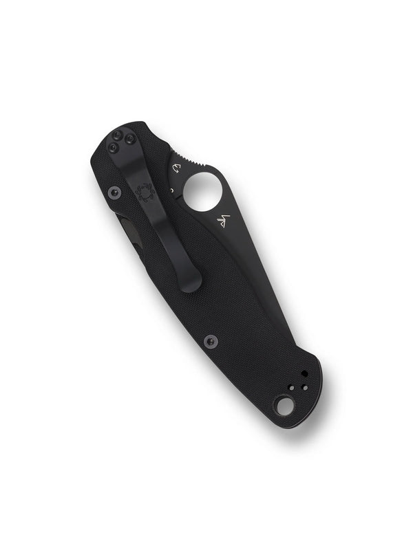 Spyderco Para Military 2 Folding Knife – S45VN, DLC Coating Black G10 Handle C81GPBK2