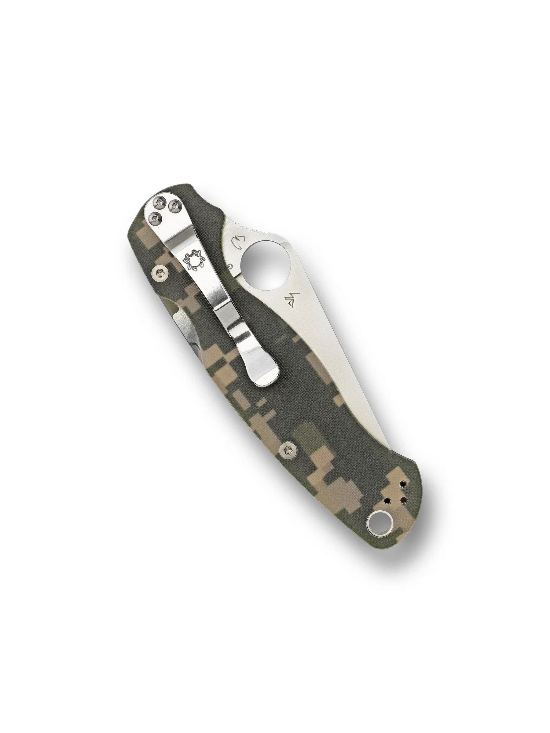 Spyderco Para Military 2 Compression Lock Folding Knife- CPM S45VN Steel, G10 Camo Handle C81GPCMO2