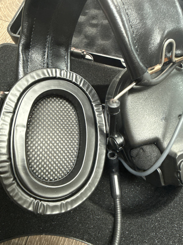 TCA C3 Style Active Noise Cancelling Hearing Protection Headset w/ Helmet Mount– Dark Earth