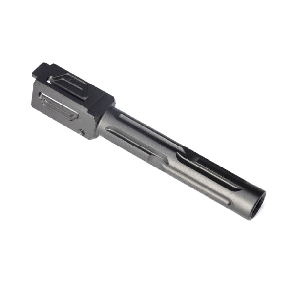 TTI Airsoft CNC Aluminum Threaded Fixed Outer Barrel w/ 11mm CW Thread For Umarex/VFC G17 Gen 5 and G45 Series - Black