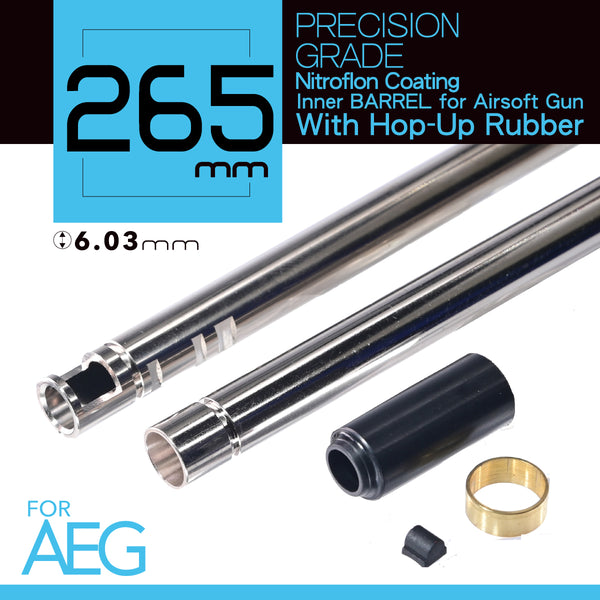 Unicorn Airsoft Nitroflon Coating Ultra Precision Inner Barrel For AEG – 265mm