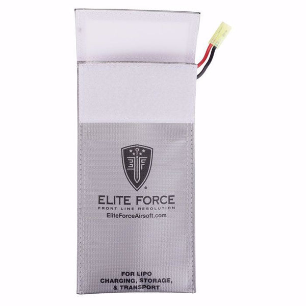 Elite Force LiPo Battery Safety Bag – Silver