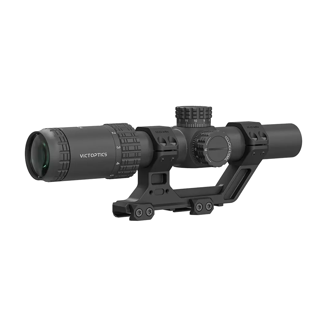 Victoptics S6 1-6X24 SFP LPVO Rifle Scope w/ 1-Piece 1.93