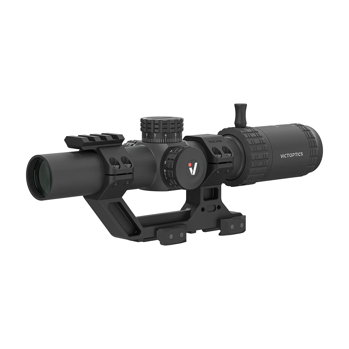 Victoptics S6 1-6X24 SFP LPVO Rifle Scope w/ 1-Piece 1.93