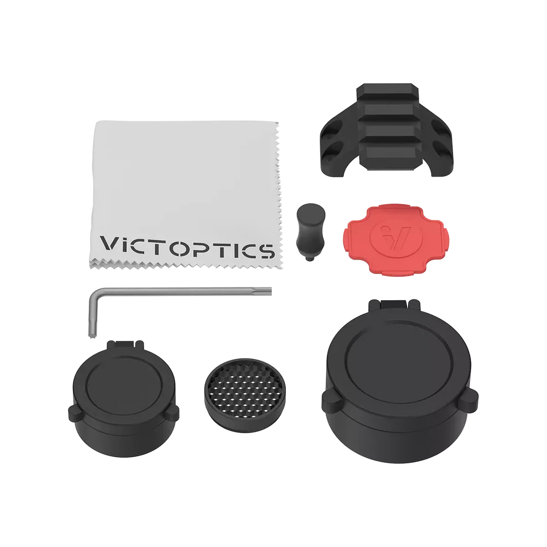 Victoptics S10 1-10x24 SFP LPVO Rifle Scope with Cantilever High Mount – Black