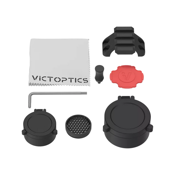 Victoptics S10 1-10x24 SFP LPVO Rifle Scope with Cantilever High Mount – Black