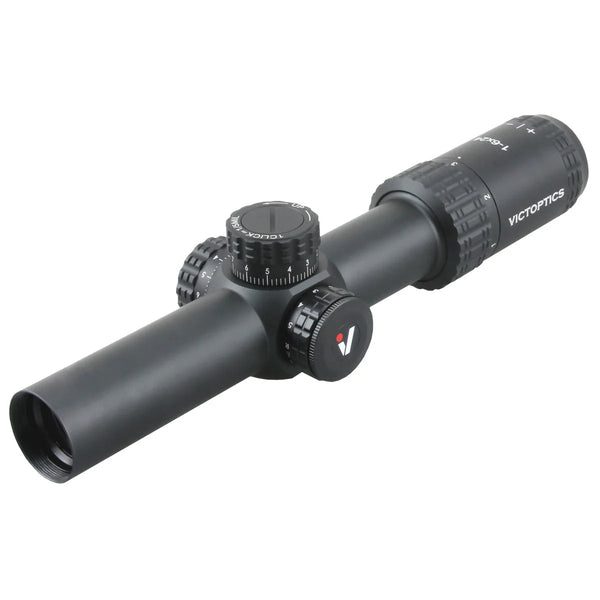 Victoptics S6 1-6X24 SFP LPVO Rifle Scope w/ Red & Green Illumination– Black