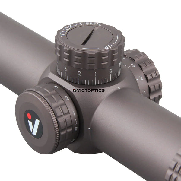Victoptics S6 1-6X24 SFP LPVO Rifle Scope w/ Red & Green Illumination– FDE