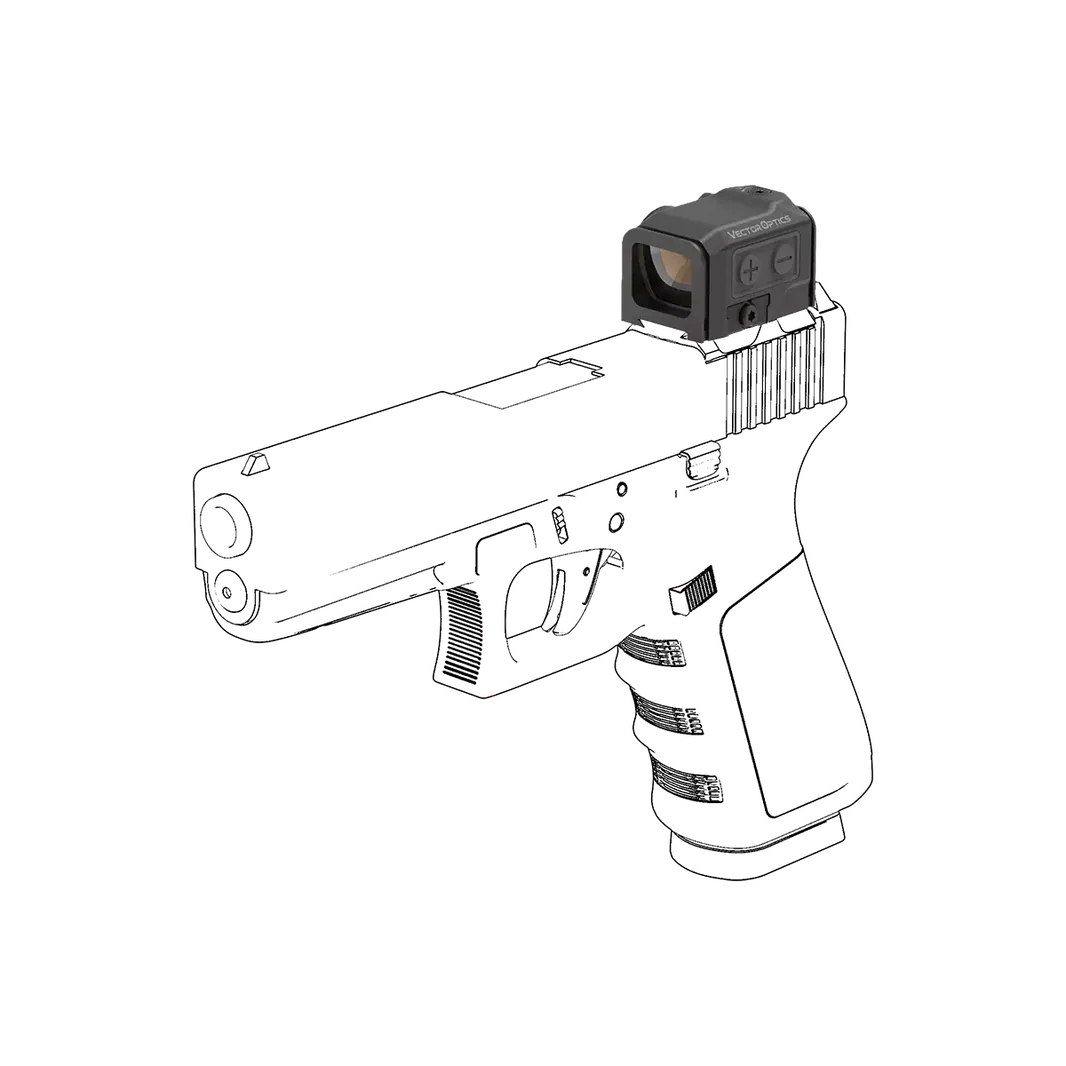Vector Optics Frenzy Plus 1x18x22 Gen II Enclosed Pistol Red Dot Sight