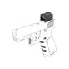 Vector Optics Frenzy Plus 1x18x22 Gen II Enclosed Pistol Red Dot Sight