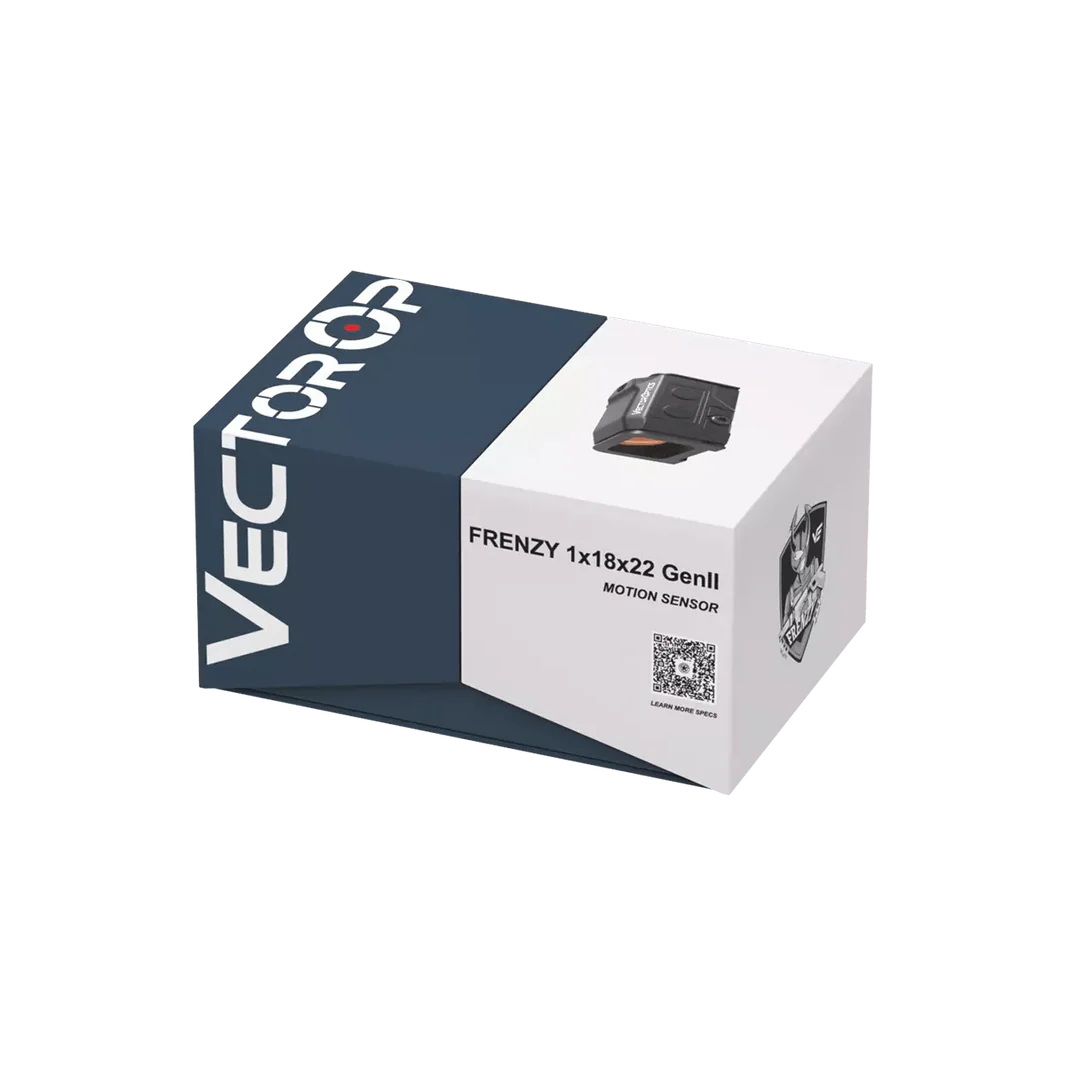 Vector Optics Frenzy Plus 1x18x22 Gen II Enclosed Pistol Red Dot Sight