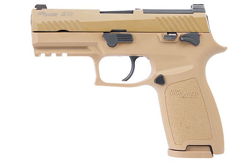Sig Sauer Licensed M18 Gas Blowback Airsoft Pistol by VFC - TAN | VFC