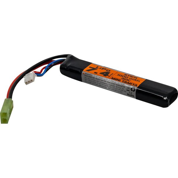 Valken LiPo 7.4v 1000mAh 30C Stick Airsoft Battery – Small Tamiya | Valken