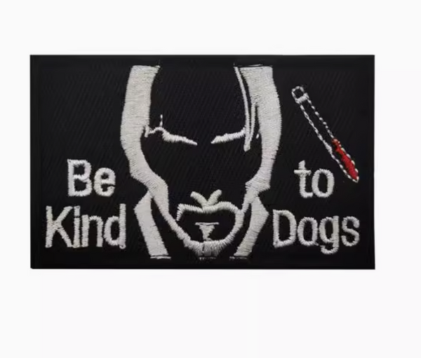 "Be Kind To Dogs" Velcro Patch | ACM
