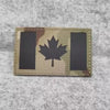 Laser Cut Canadian Flag IR Reflective Velcro Patch - Multicam