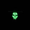Black Flag Ghost Velcro Patch - Glow In The Dark