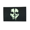 Black Flag Ghost Velcro Patch - Glow In The Dark