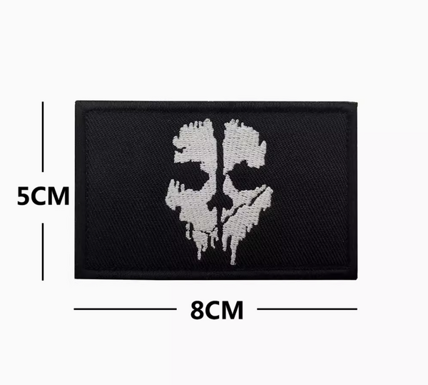 Black Flag Ghost Velcro Patch | Velcro Patches