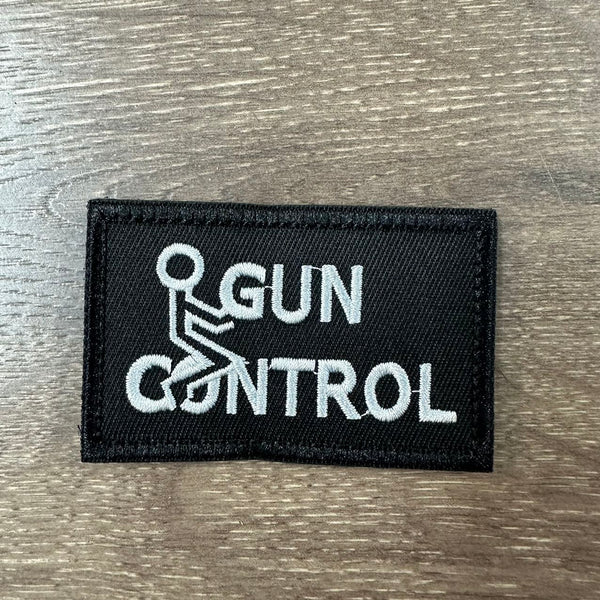 "Gun Control" Velcro Patch
