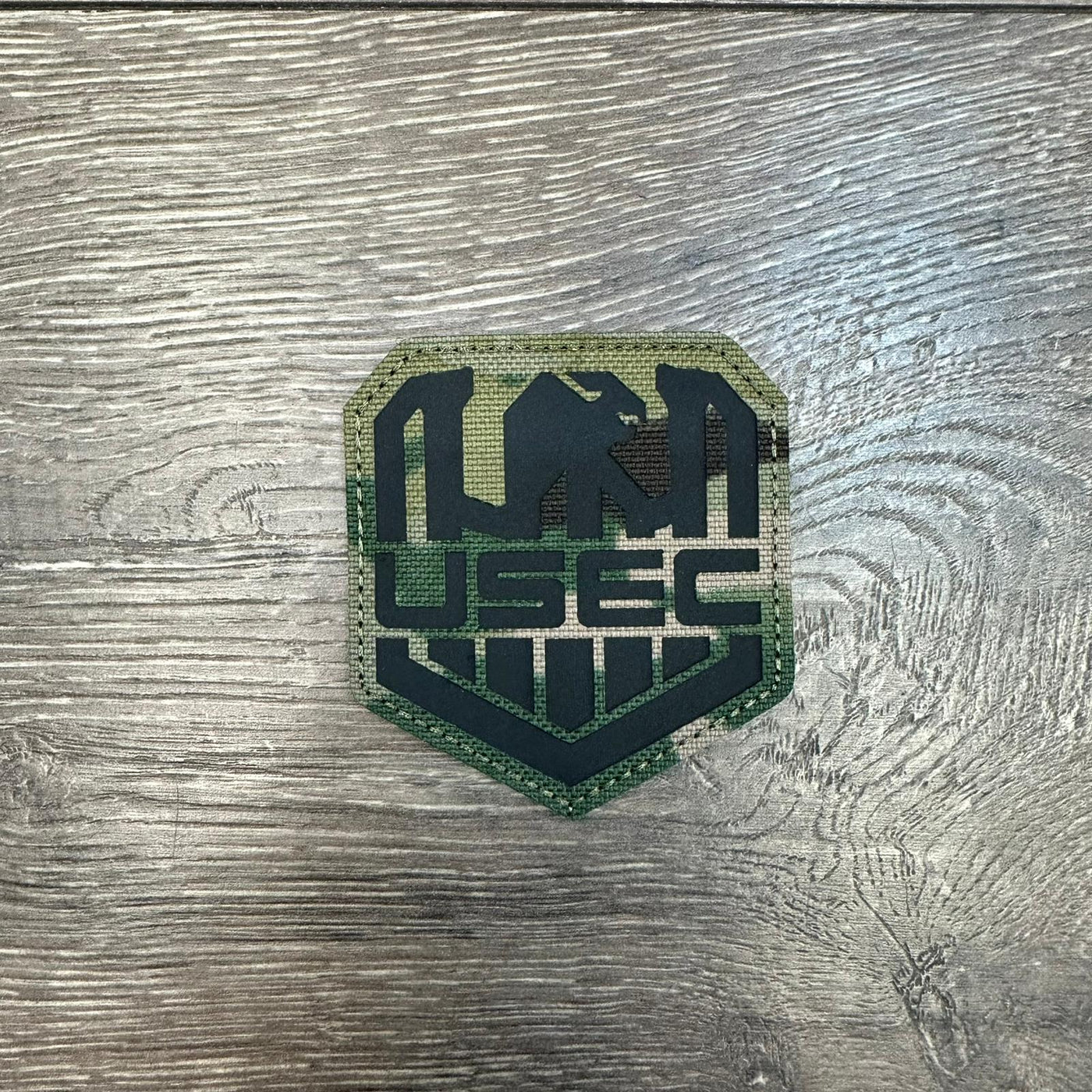 USEC Shield Laser Cut IR Reflective Velcro Patch - Multicam b