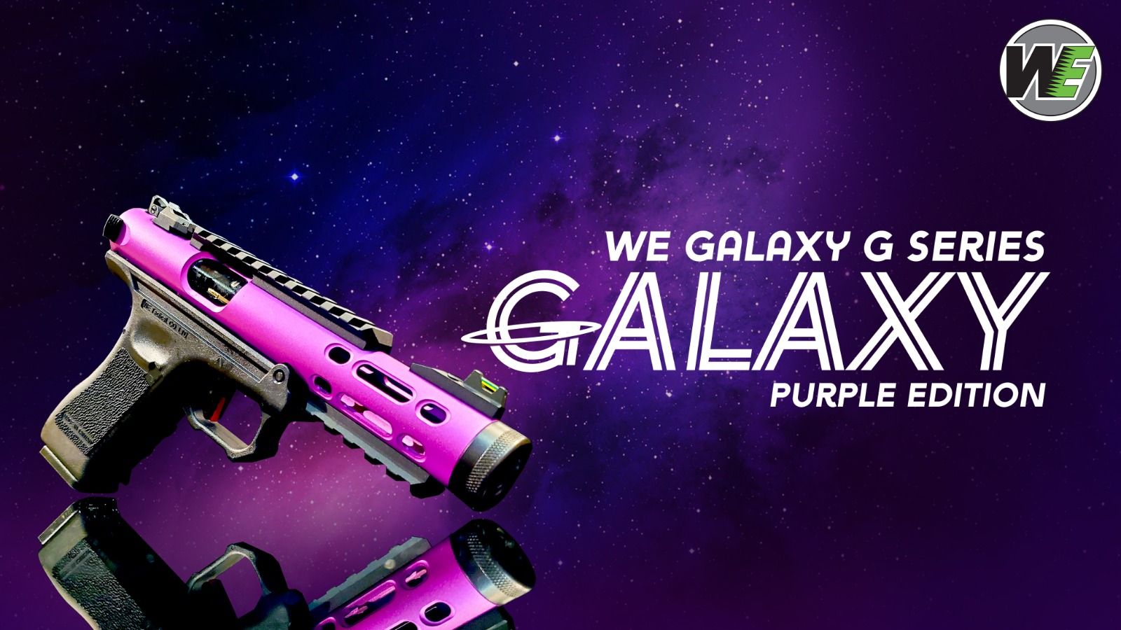 WE-Tech Galaxy Gas Blowback Airsoft Pistol – Purple