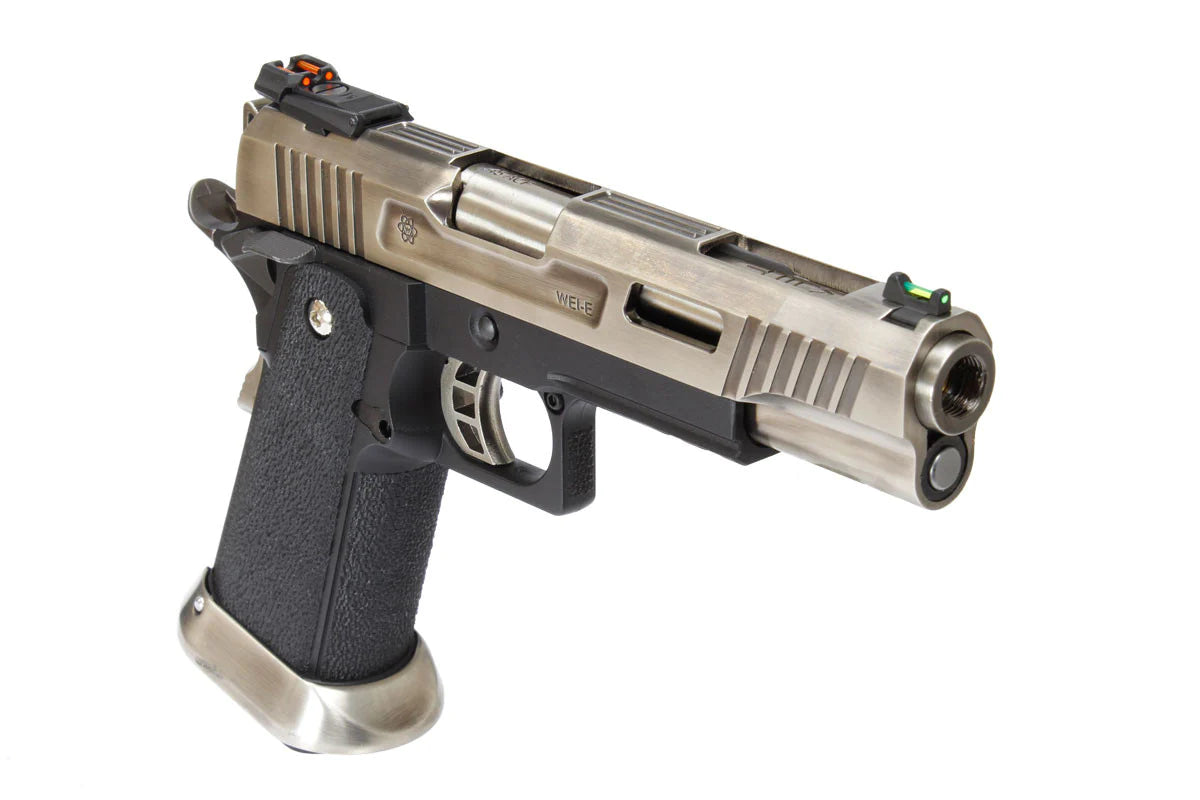 WE Hi-Capa 5.1 T-Rex Competition Gas Blowback Airsoft Pistol – Silver