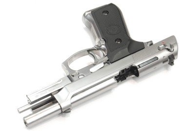 WE-Tech New Version M9A1 Gas Blowback Airsoft Pistol – Silver | WE Tech
