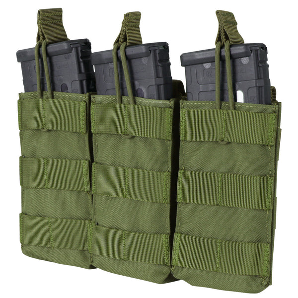 Condor Triple Open Top M4 Mag Pouch – Olive Drab