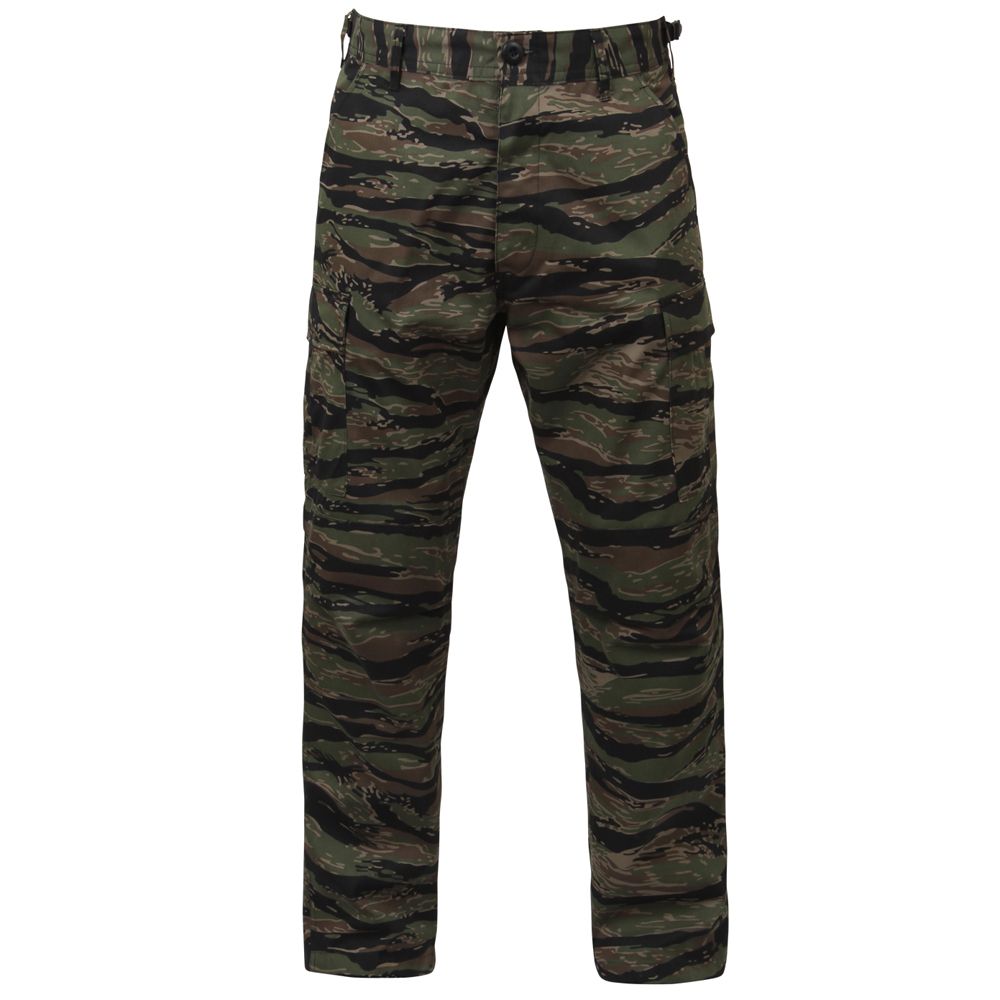 Camo Tactical BDU Pants – Woodland Tiger Stripe Camo