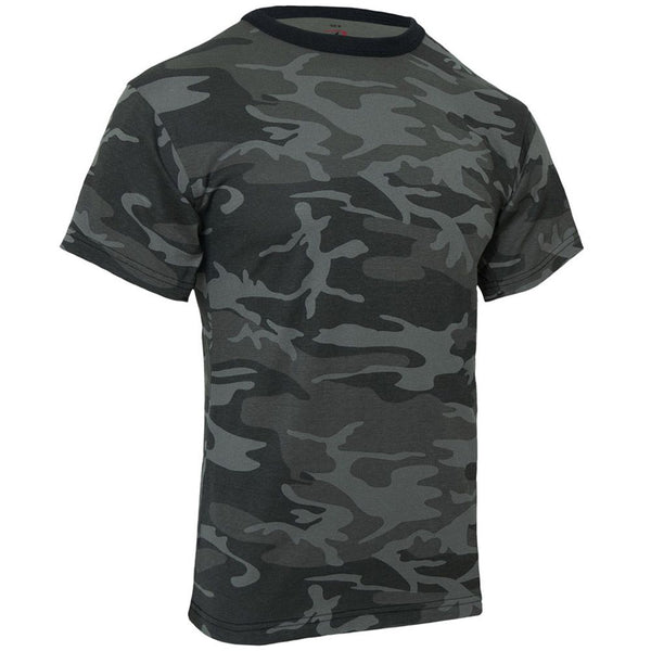 Color Camo T-Shirt – Black Camo | Rothco