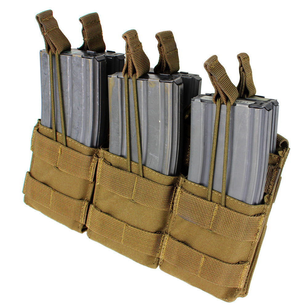 Condor Triple Stacker M4 Mag Pouch -Coyote Brown