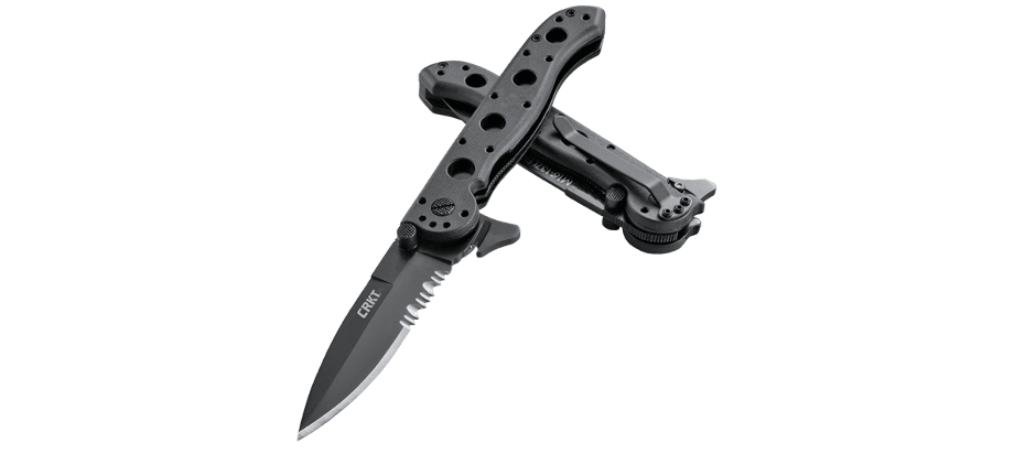 CRKT M16 Law Enforcement Folding Knife – w/Breakout Tip & Seat Belt Cutter