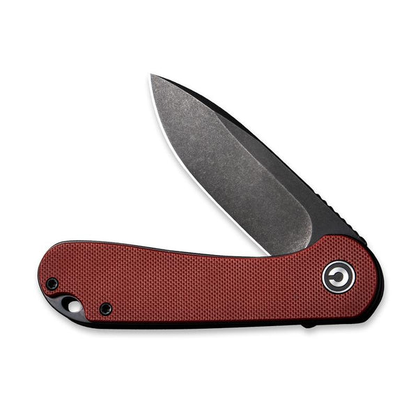 Civivi Elementum Folding Knife – D2 Steel & Burgundy Handle