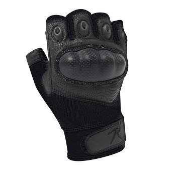 Carbon Fiber Hard Knuckle Fingerless Cut/Fire Resistant Gloves | Rothco