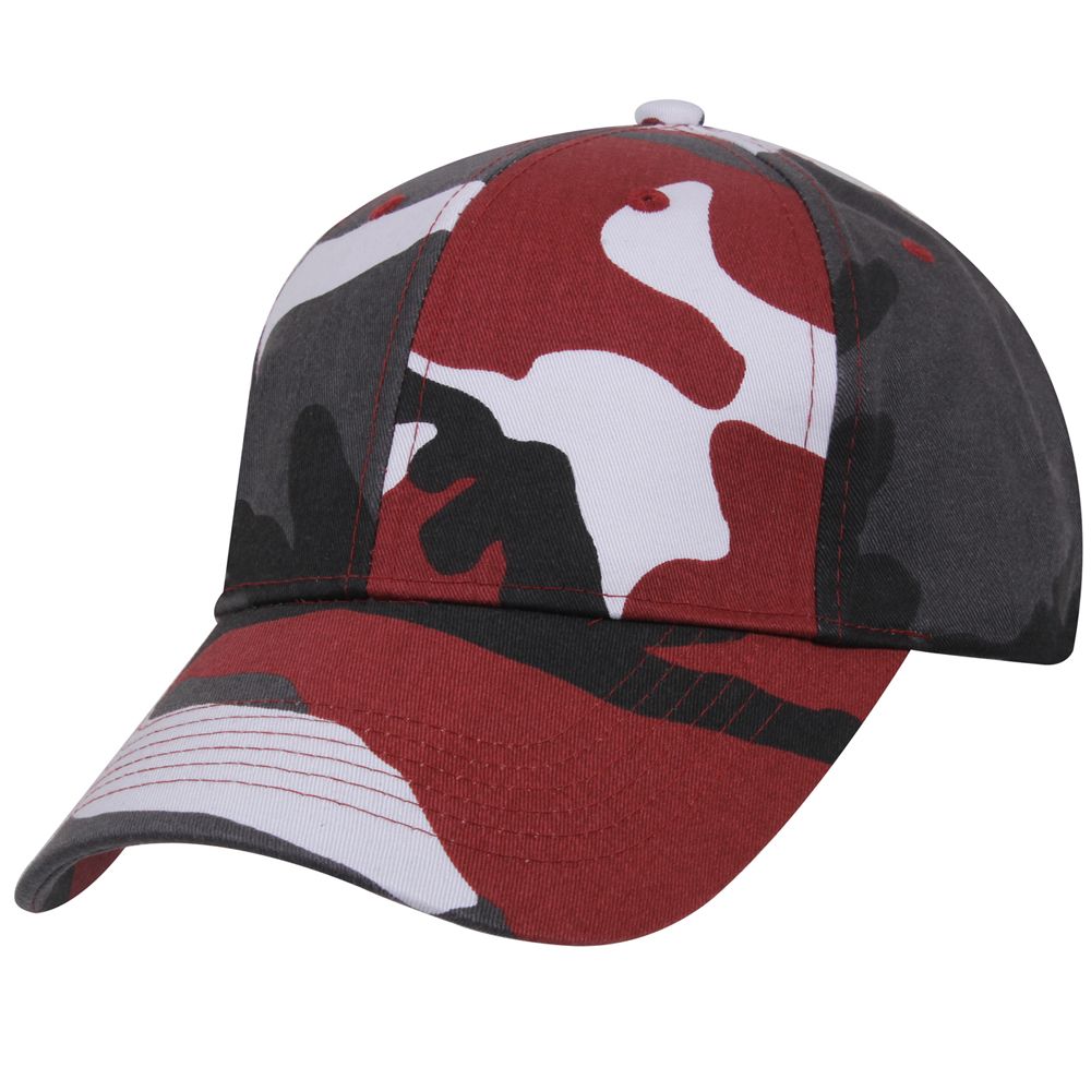 Red Camo Supreme Low Profile Cap