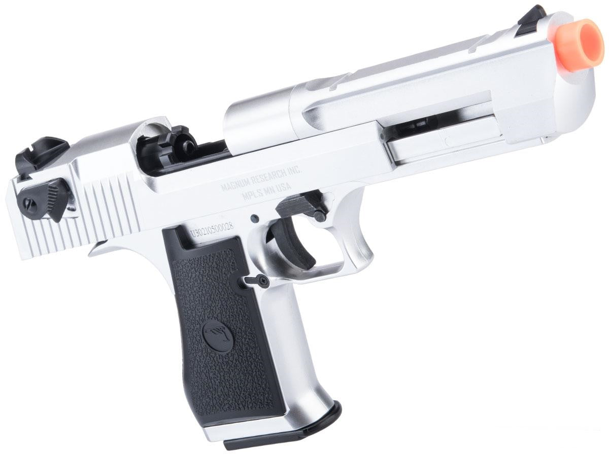 Cybergun Magnum Research Licensed Desert Eagle Blowback Airsoft Pistol – Silver