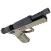 ASG CZ Licensed P-09 CO2 Blowback Airsoft Pistol – FDE w/ Outer Barrel threading