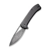 Civivi Riffle Folding Knife – Damascus Steel w/ Carbon Fiber Handle
