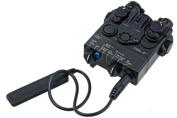 DBAL-A2 Style Aiming Laser/Flashlight (Nylon Body Red Laser) - Black