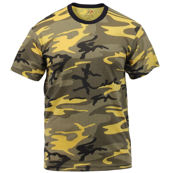 Color Camo T-Shirt – Stinger Yellow Camo | Rothco