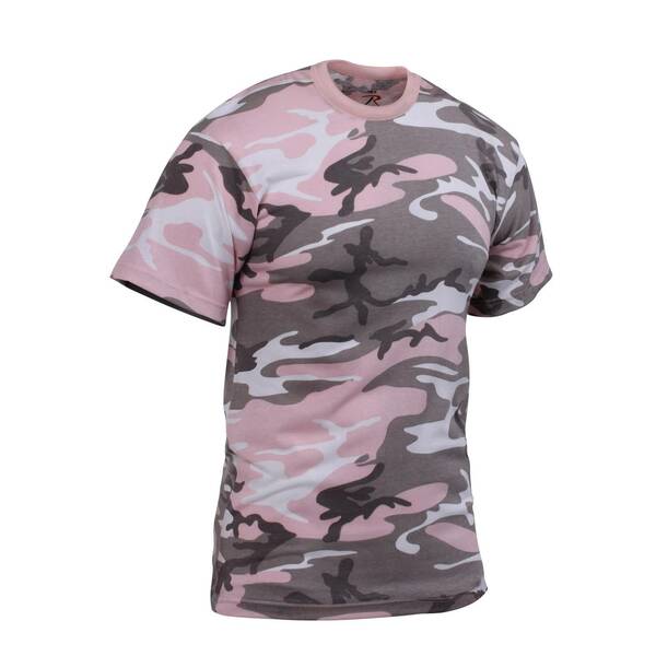 Color Camo T-Shirt – Subdued Pink Camo | Rothco