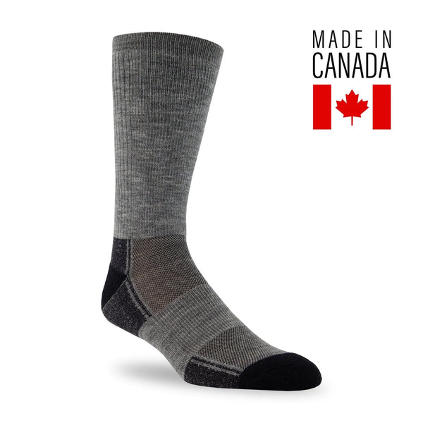 J.B. Field’s “Summer Hiker” Merino Wool Hiking Socks – Grey